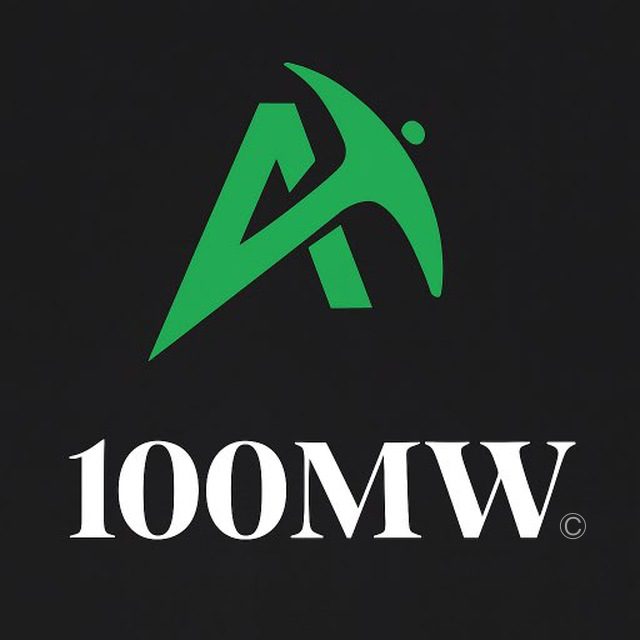 100MW.ai energy-backed compute infrastructure logo